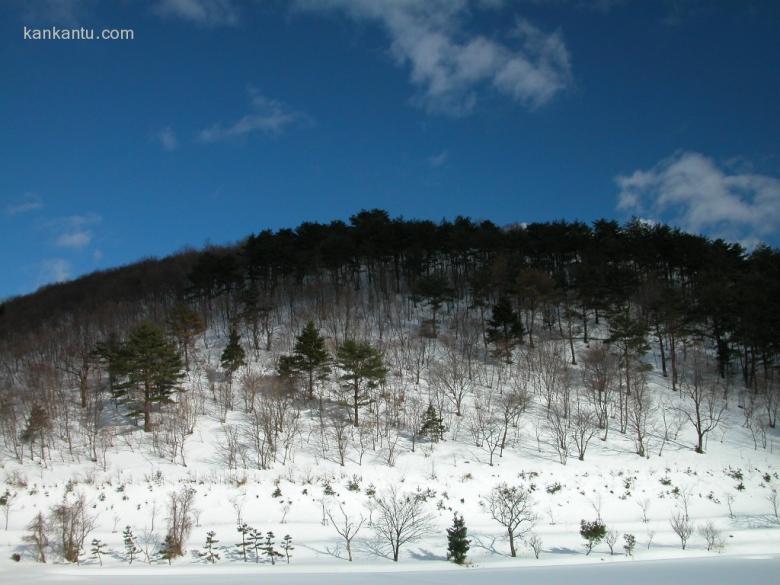 晴空雪景