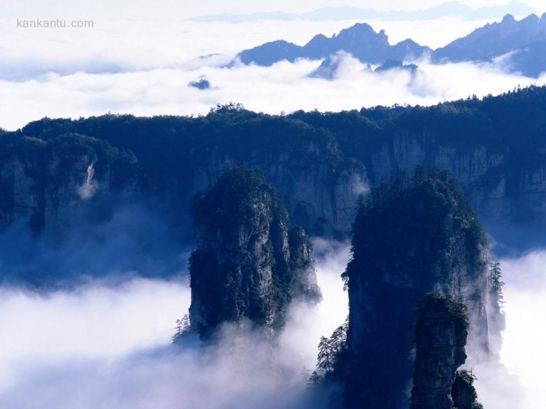 云山雾海神仙境