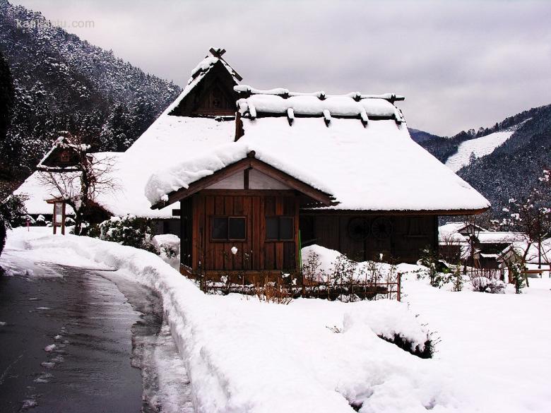 皑皑雪景