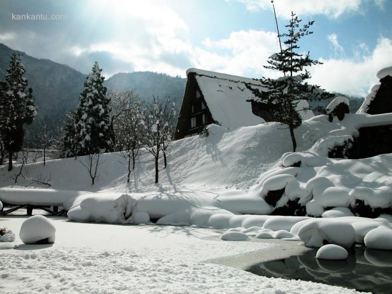 皑皑雪景