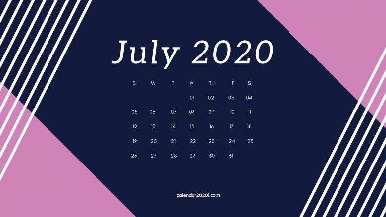 2020年6月日历